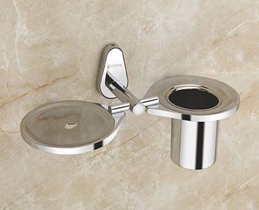 Soap Dish With Tumbler Holder