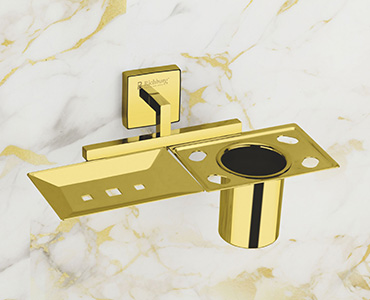 Soap Dish With Tumbler Holder