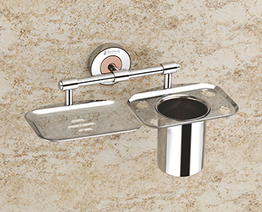 Soap Dish With Tumbler Holder