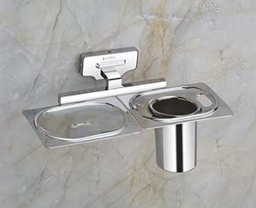 Soap Dish With Tumbler Holder