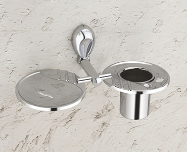 Soap Dish With Tumbler Holder